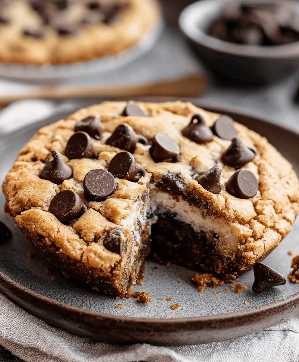 Chocolate Chip Cookie Pie