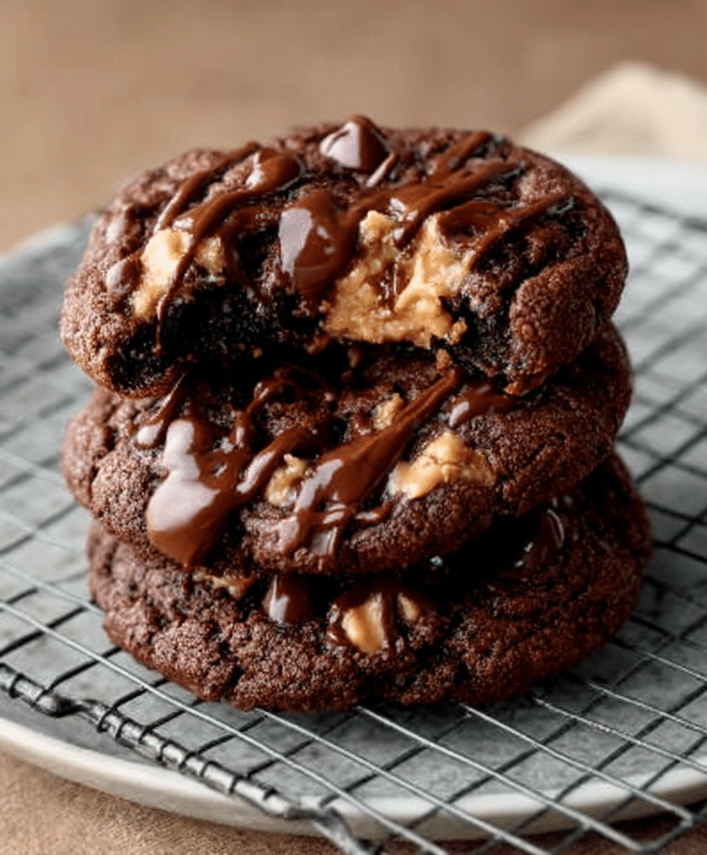 Chocolate Peanut Butter Cookies
