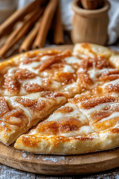 Cinnamon Sugar Pizza