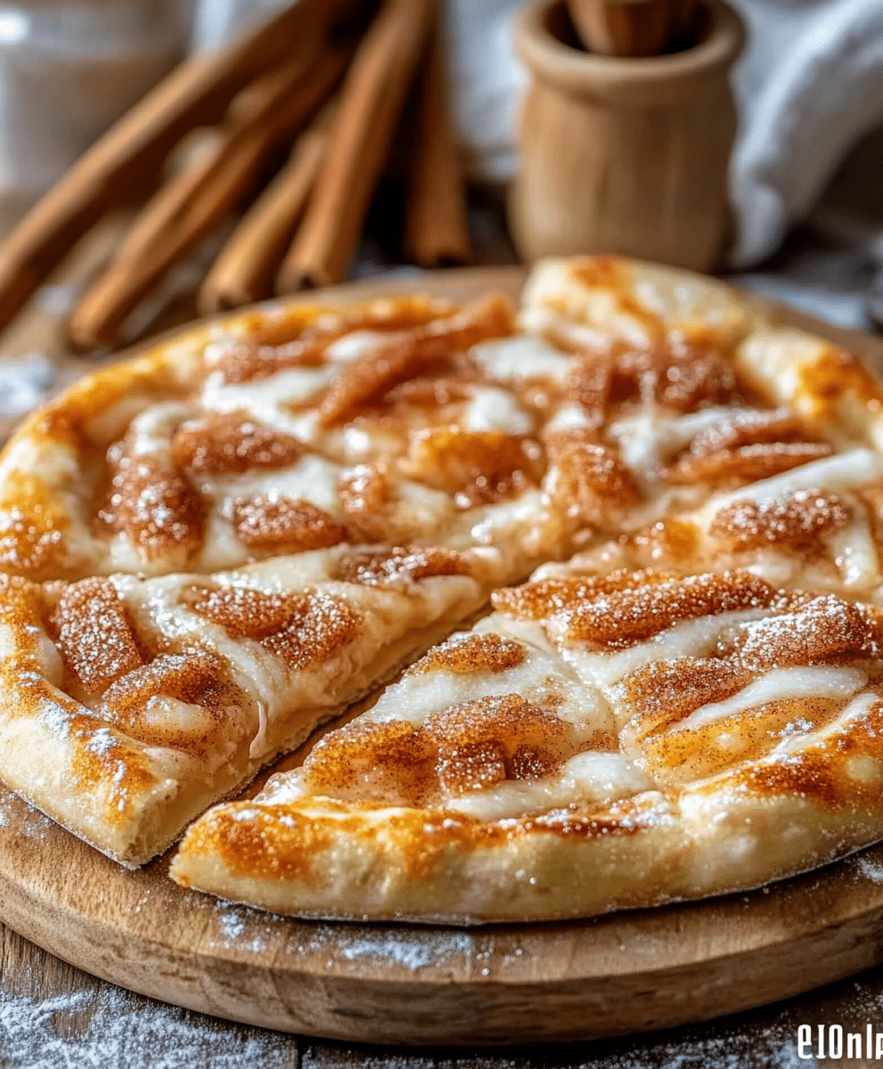 Cinnamon Sugar Pizza