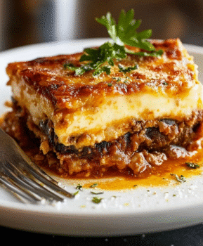 Classic Greek Eggplant Moussaka