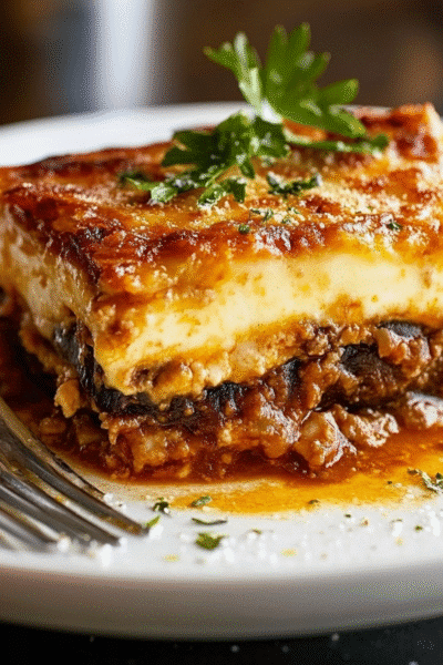 Classic Greek Eggplant Moussaka