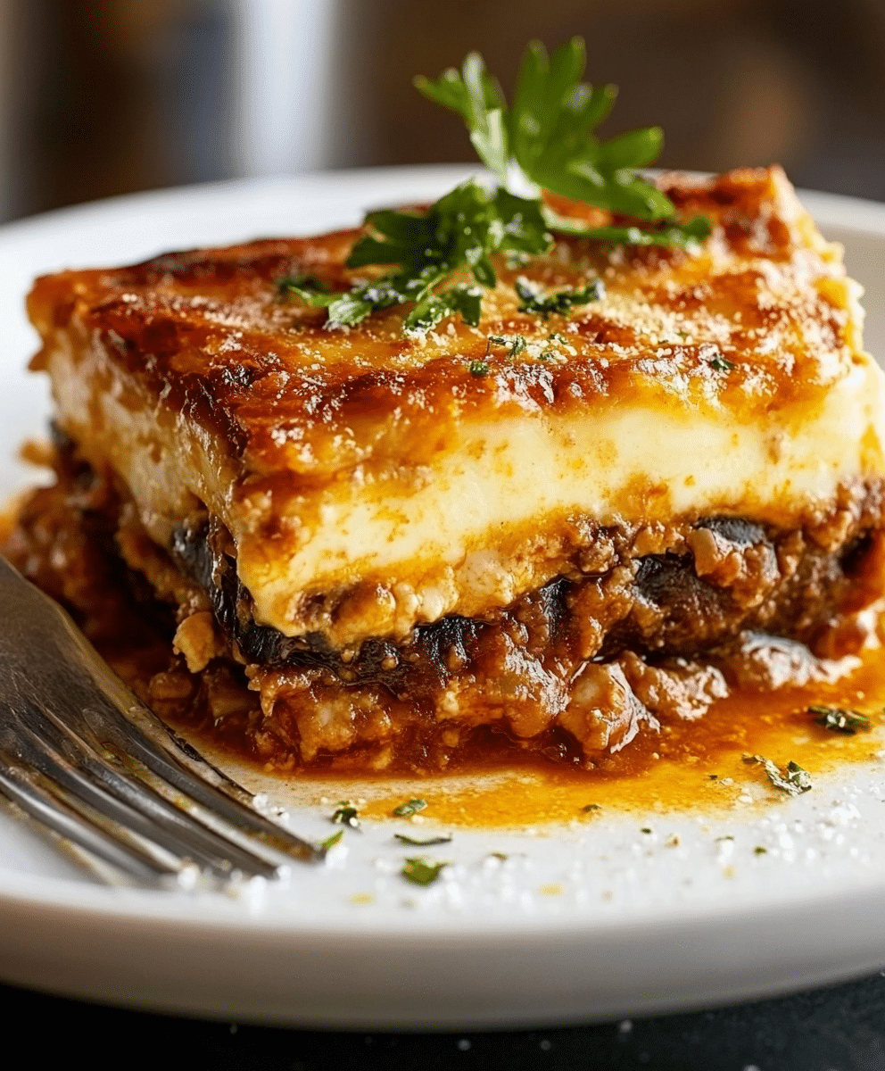 Classic Greek Eggplant Moussaka