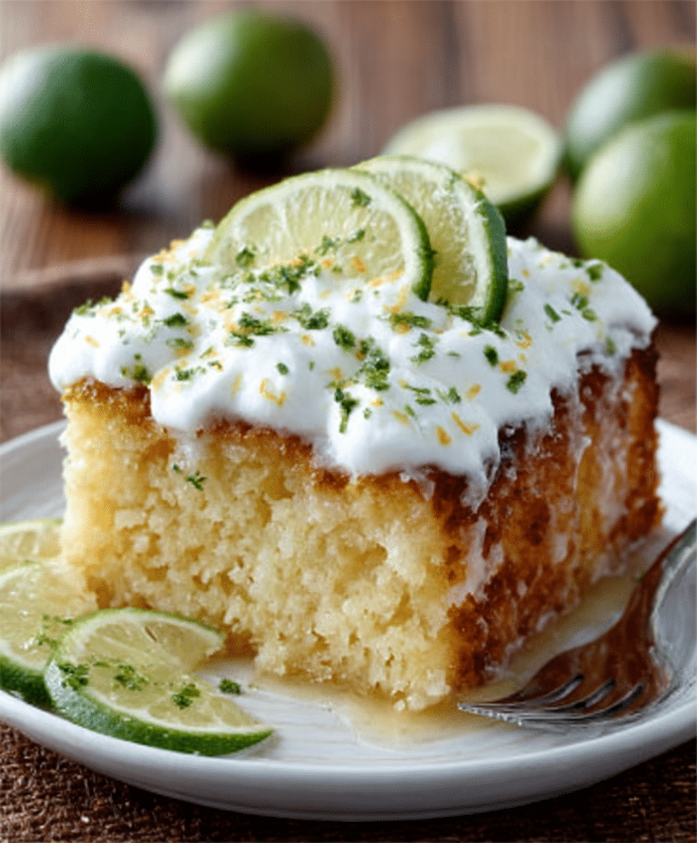 Coconut-Lime Poke Cake: A Refreshingly Delicious Treat! 3 Coconut-Lime Poke Cake