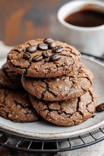 Coffee Cookies {Espresso Mocha Cookies}
