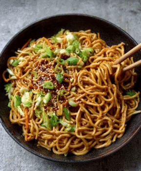 Cold Peanut Sesame Noodles