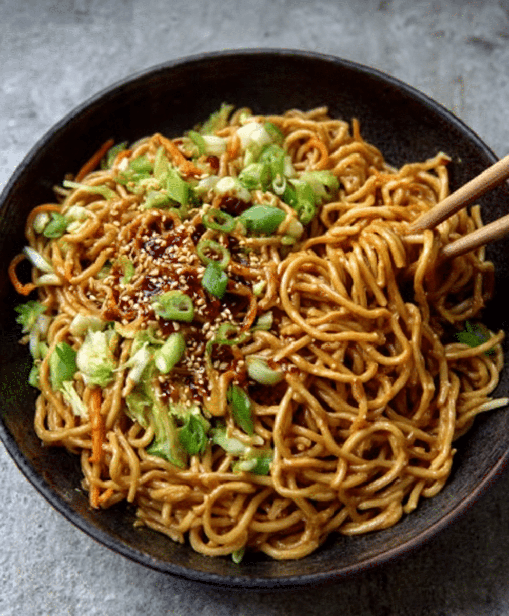 Cold Peanut Sesame Noodles
