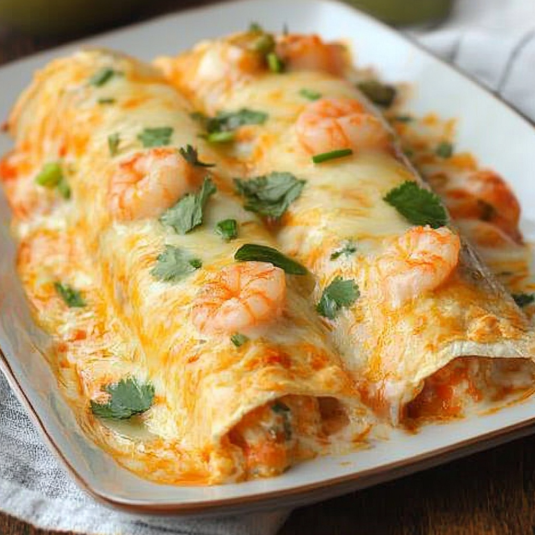 Creamy Shrimp Enchiladas