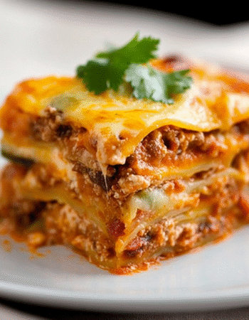 Easy Mexican Lasagna | Baked Bree