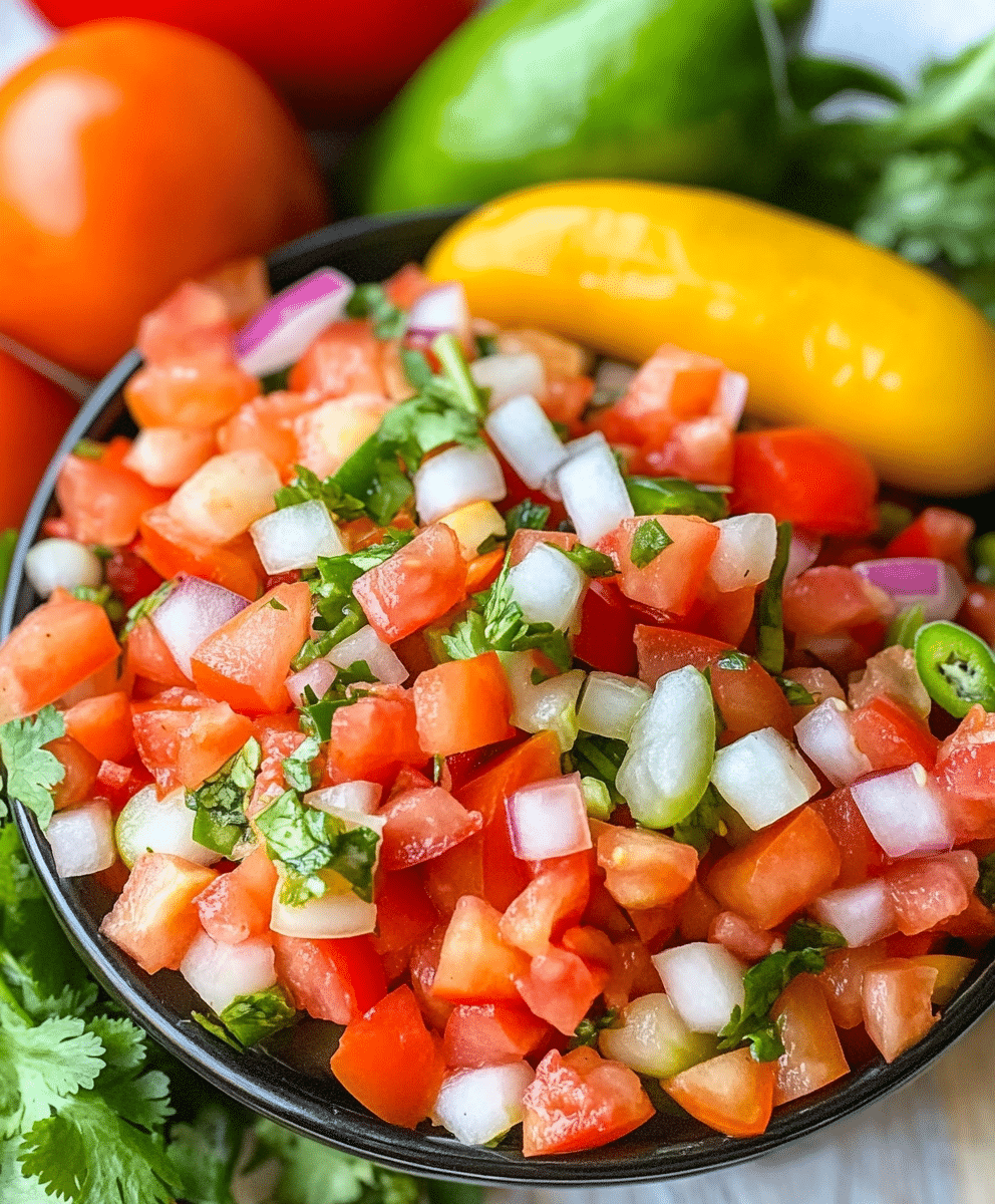 Easy homemade Pico de Gallo recipe