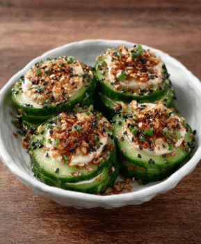 Everything Bagel Cucumbers