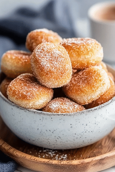 Fluffy Air Fryer Churro Bites