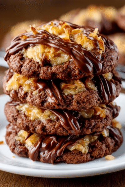 German Chocolate Cookies