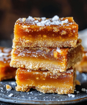 Irresistible Salted Caramel Butter Bars