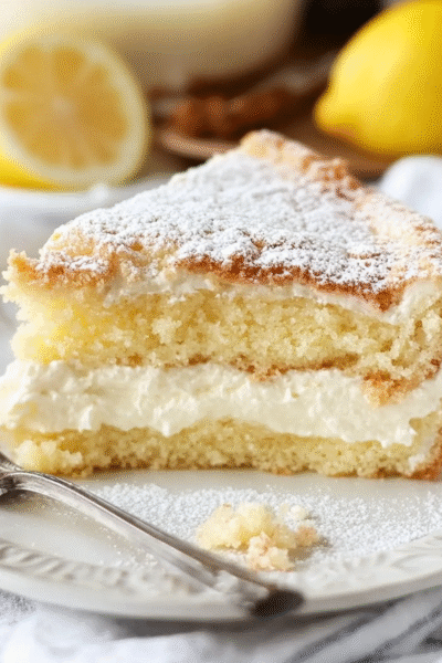 Italian Lemon Cream Cake
