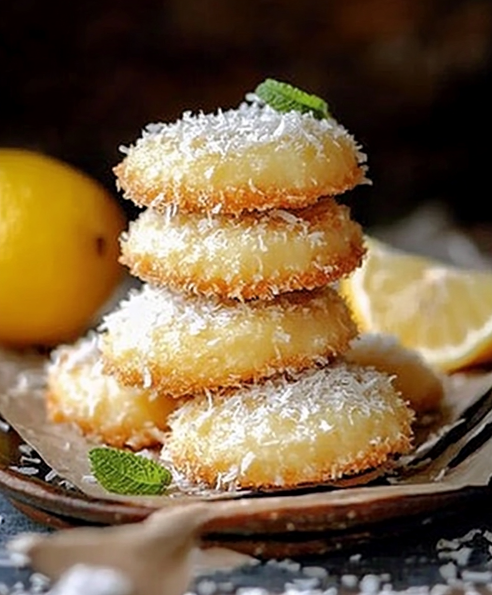 Lemon Coconut Cheesecake Cookies