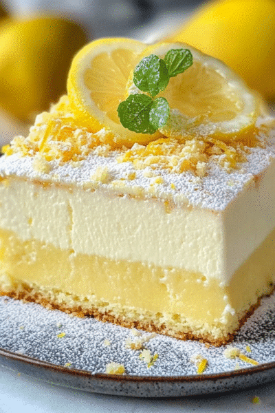 Lemon Custard Cake