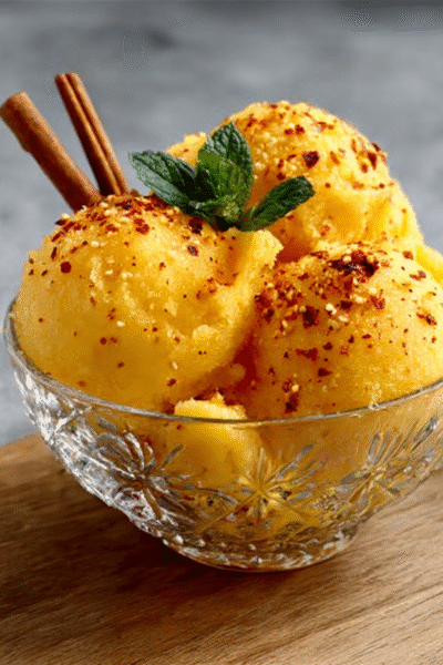 Mango Tajín Sorbet