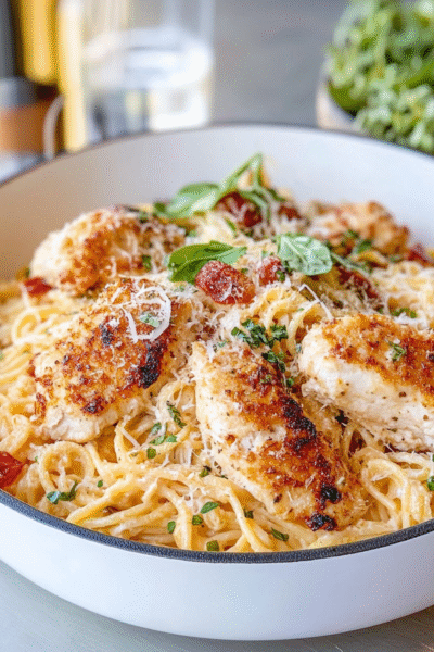 Marry Me Chicken Pasta