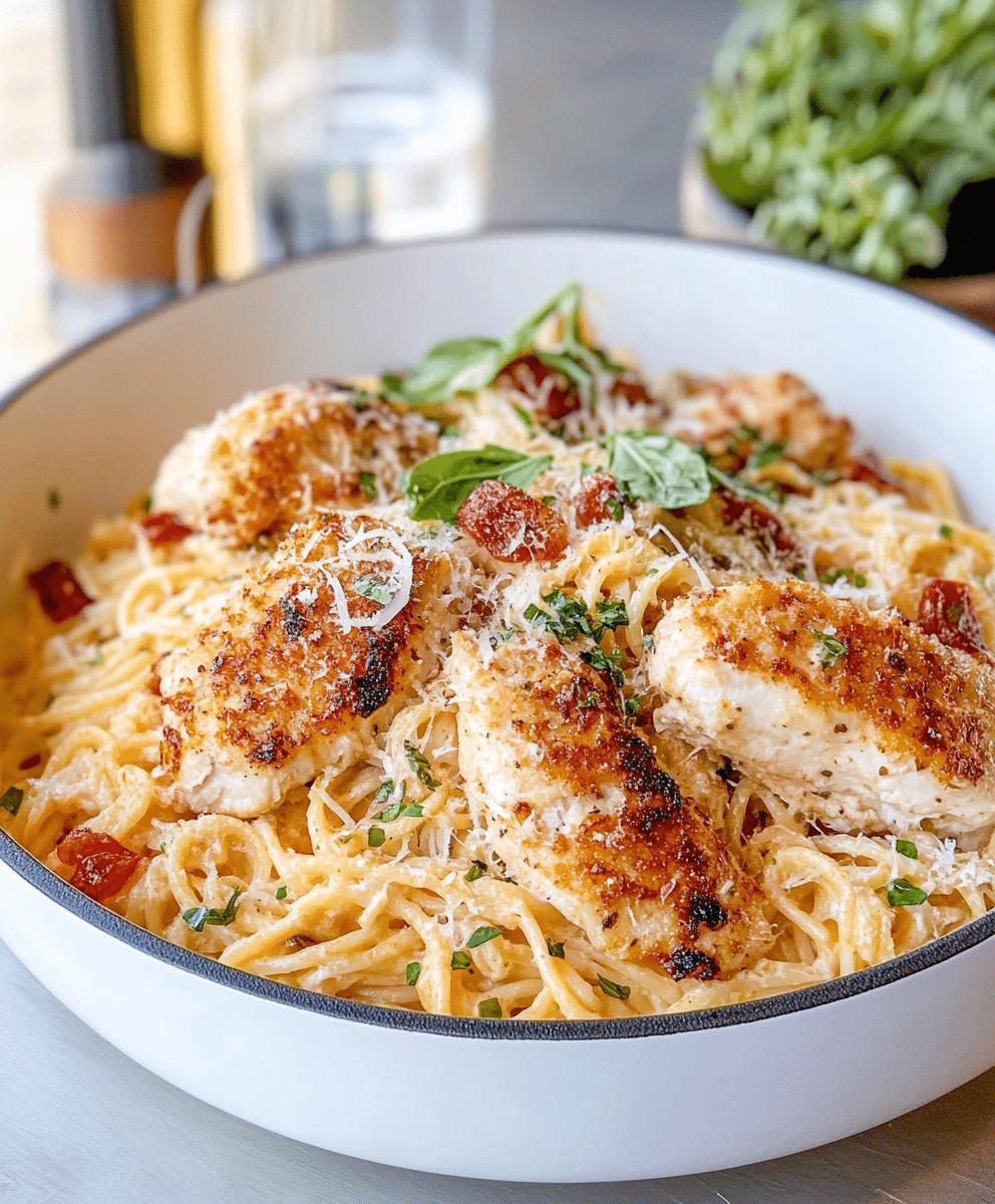 Marry Me Chicken Pasta