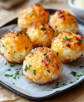 Mashed Potato Cheese Puffs