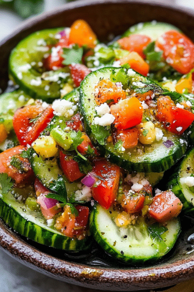 Mexican-style cucumbers