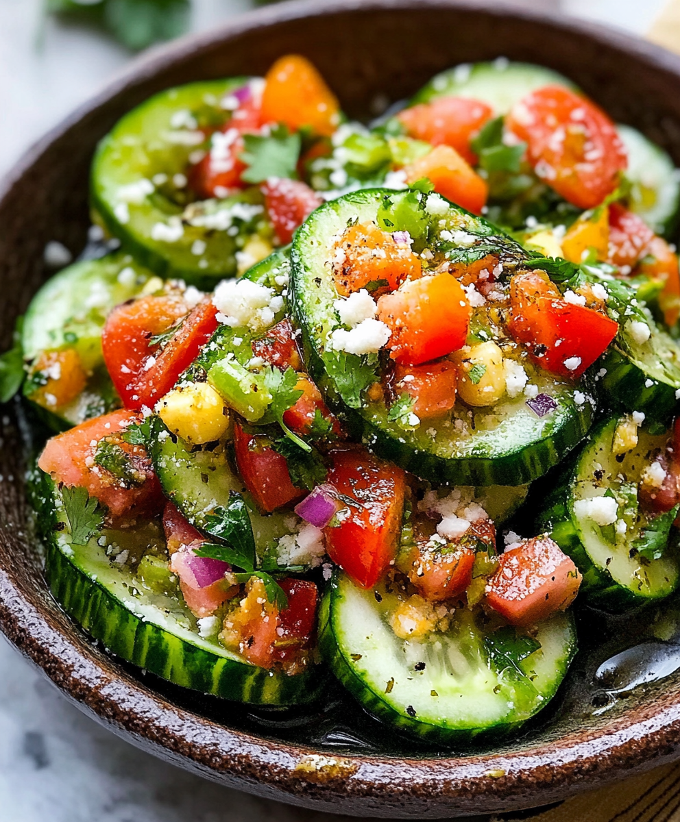 Mexican-style cucumbers