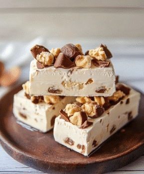 Peanut Butter Frozen Yogurt Bars