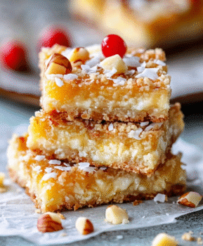 Piña Colada Magic Bars: A Slice of Paradise Awaits! 9 Piña Colada Magic Bars