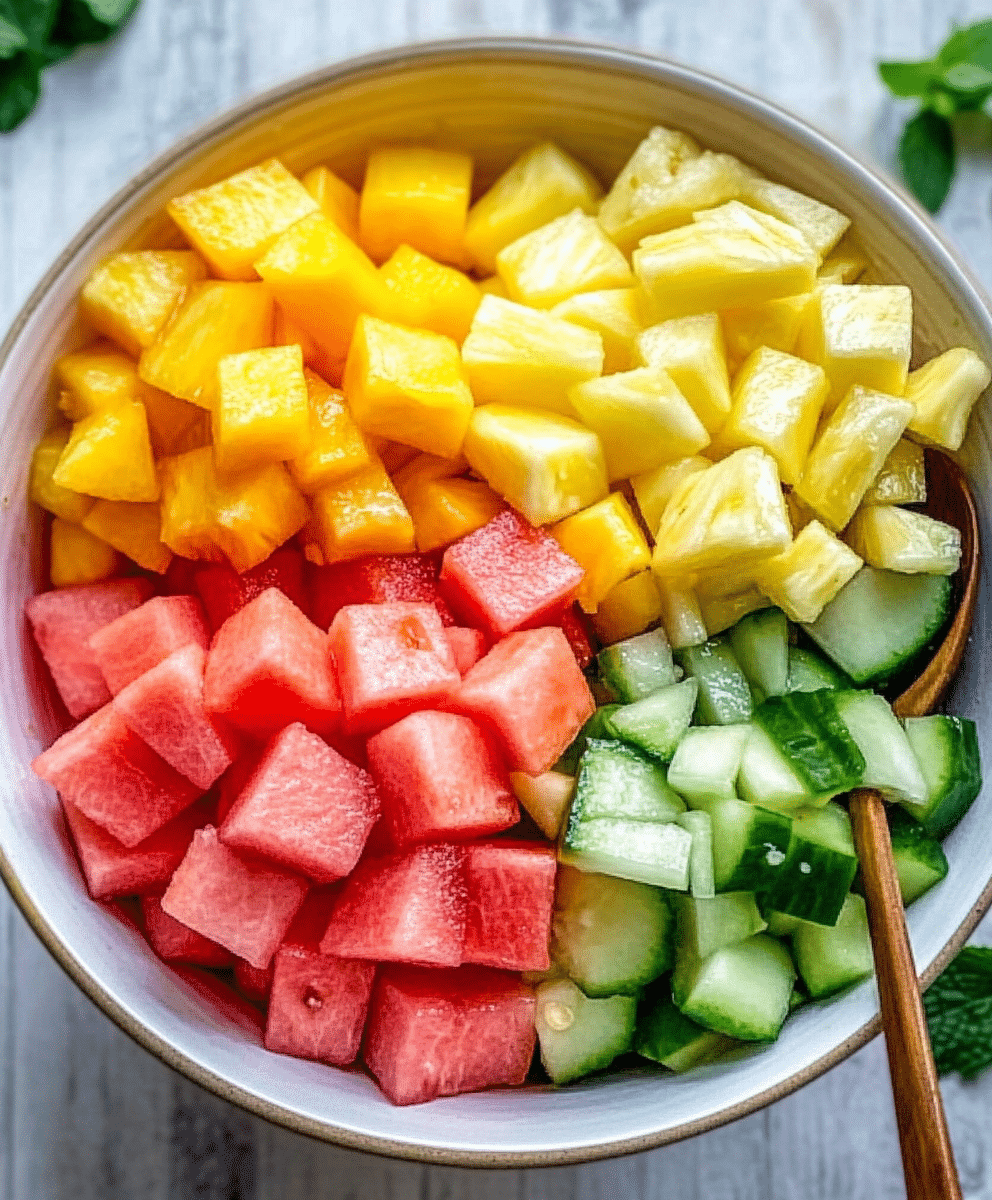 Pineapple and Watermelon Salad