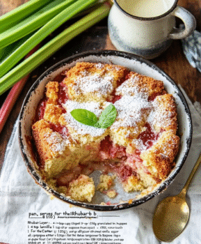 Rhubarb Pudding Cake: Easy Recipe for a Delightful Dessert 5 Rhubarb Pudding Cake