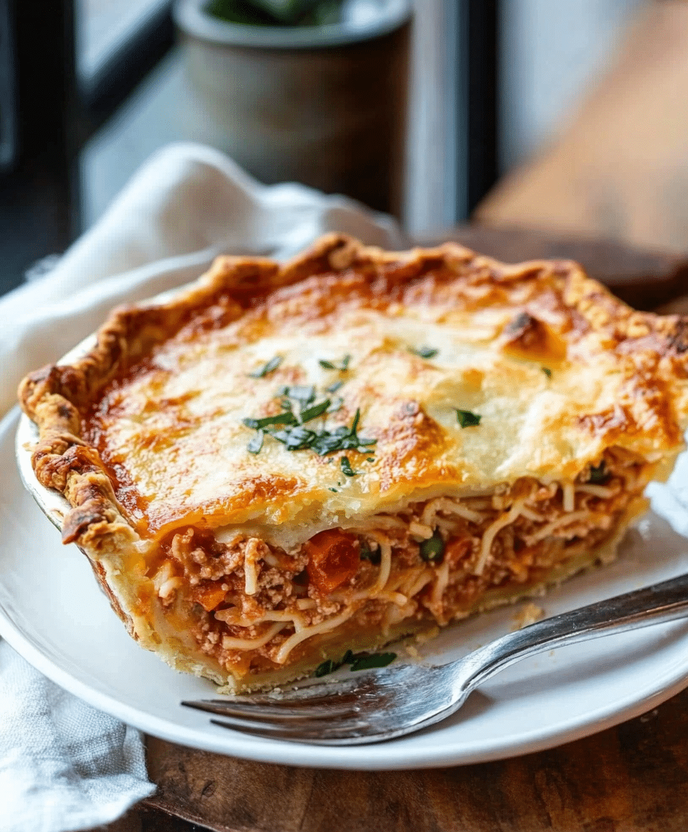 Spaghetti Pie Recipe