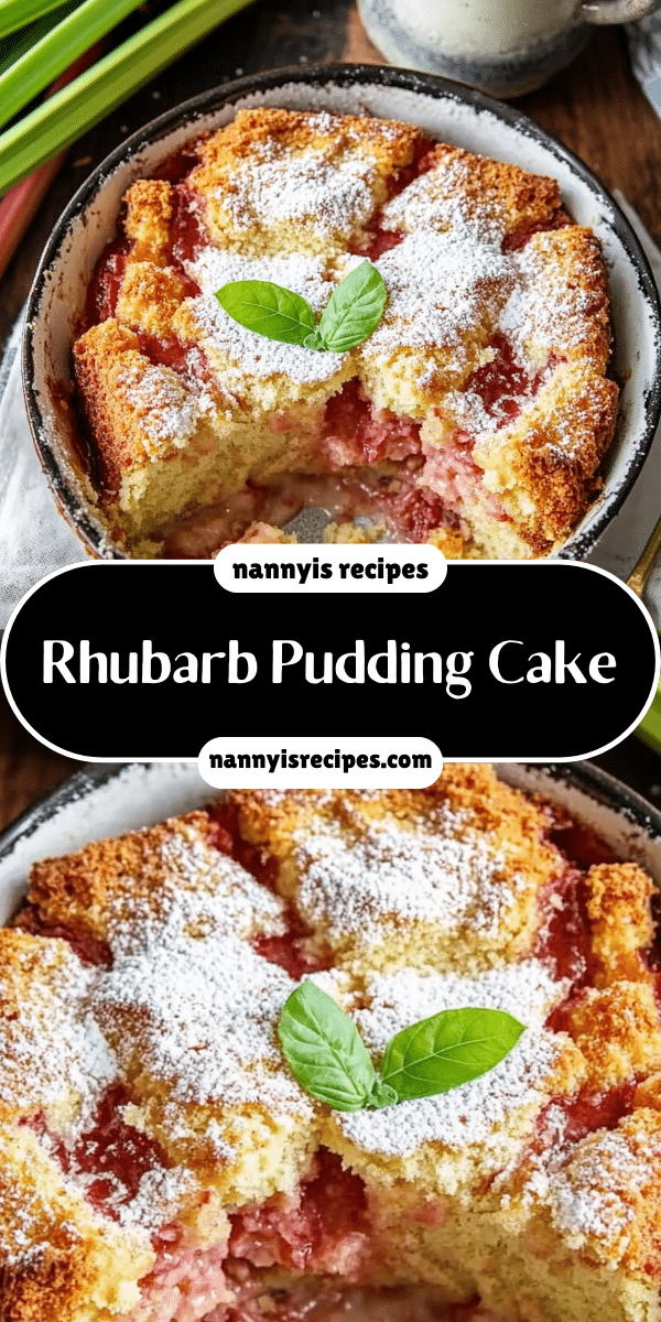 Rhubarb Pudding Cake: Easy Recipe for a Delightful Dessert 4 Spain 14