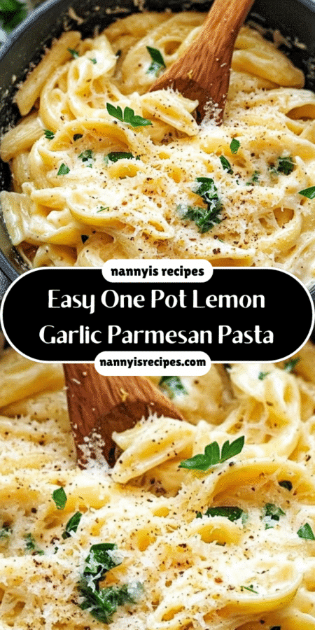 Easy One Pot Lemon Garlic Parmesan Pasta: Try it Tonight! 4 Spain 15
