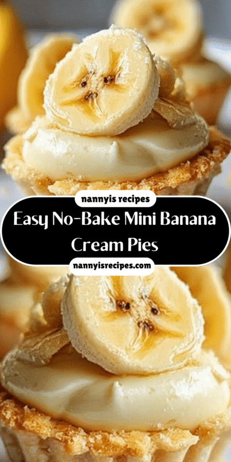 Easy No-Bake Mini Banana Cream Pies: Irresistibly Simple Recipe 4 Spain 20