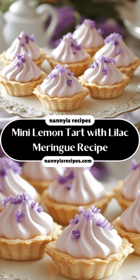 Mini Lemon Tart with Lilac Meringue Recipe: Ultimate Dessert Delight! 5 Spain 66