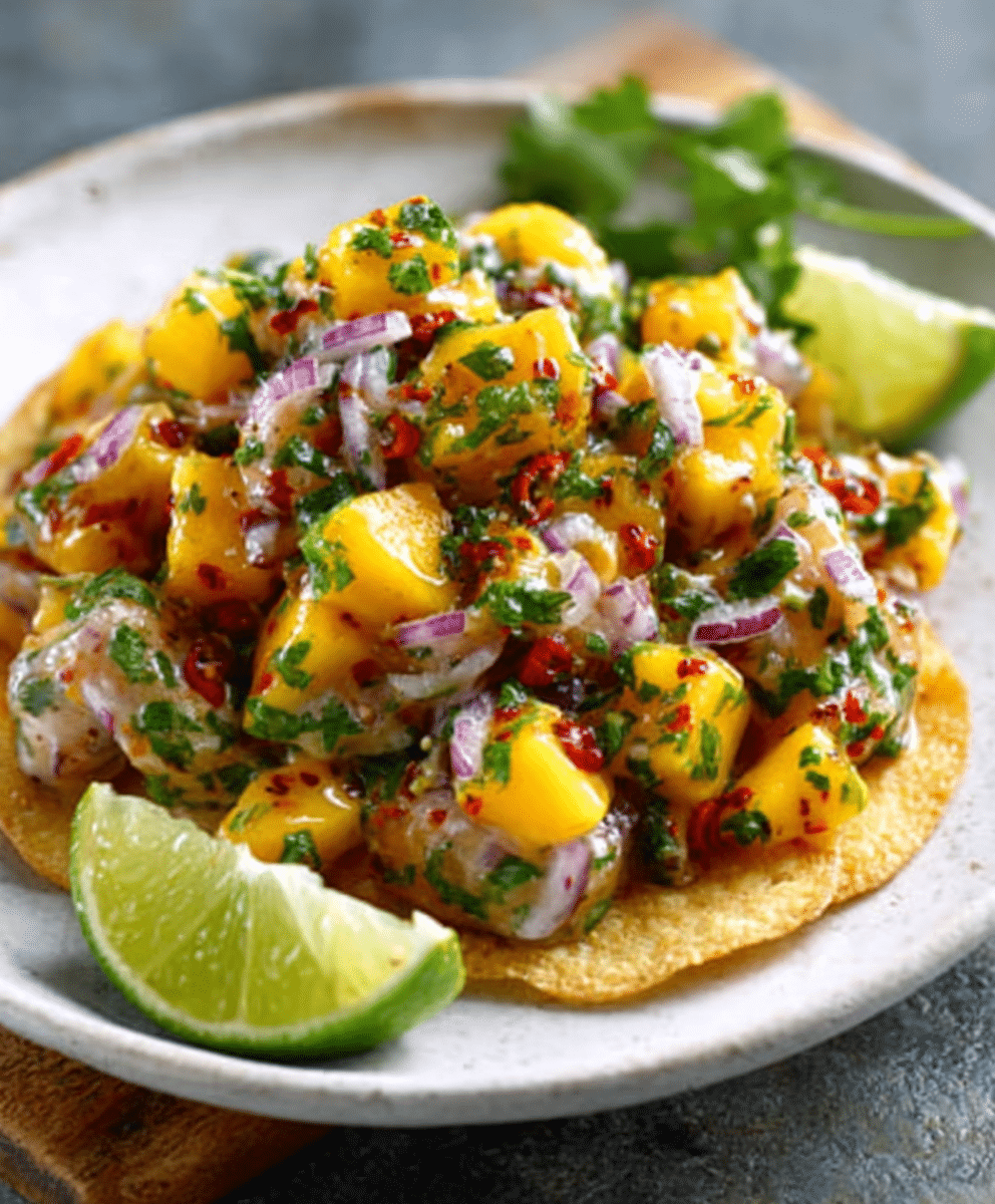 Spicy Mango Ceviche