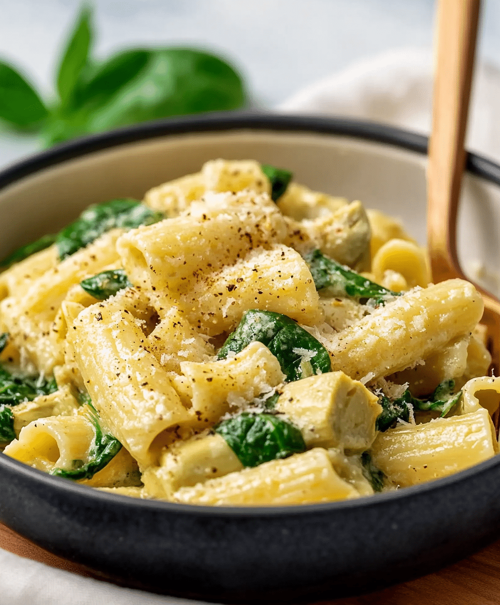 Spinach Artichoke Pasta