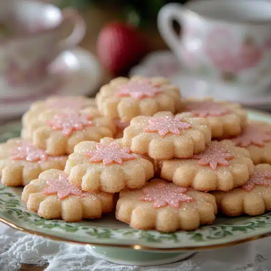 Strawberry Sugar Cookies Recipe: Enjoy a Sparkling Delight! 4 Strawberry Sugar Cookies with Sparkling Strawberry Sugar