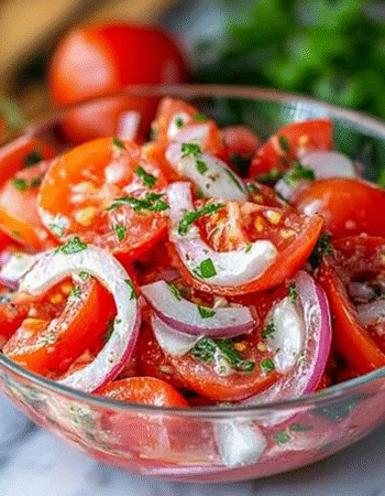 Tomato Garlic Salad