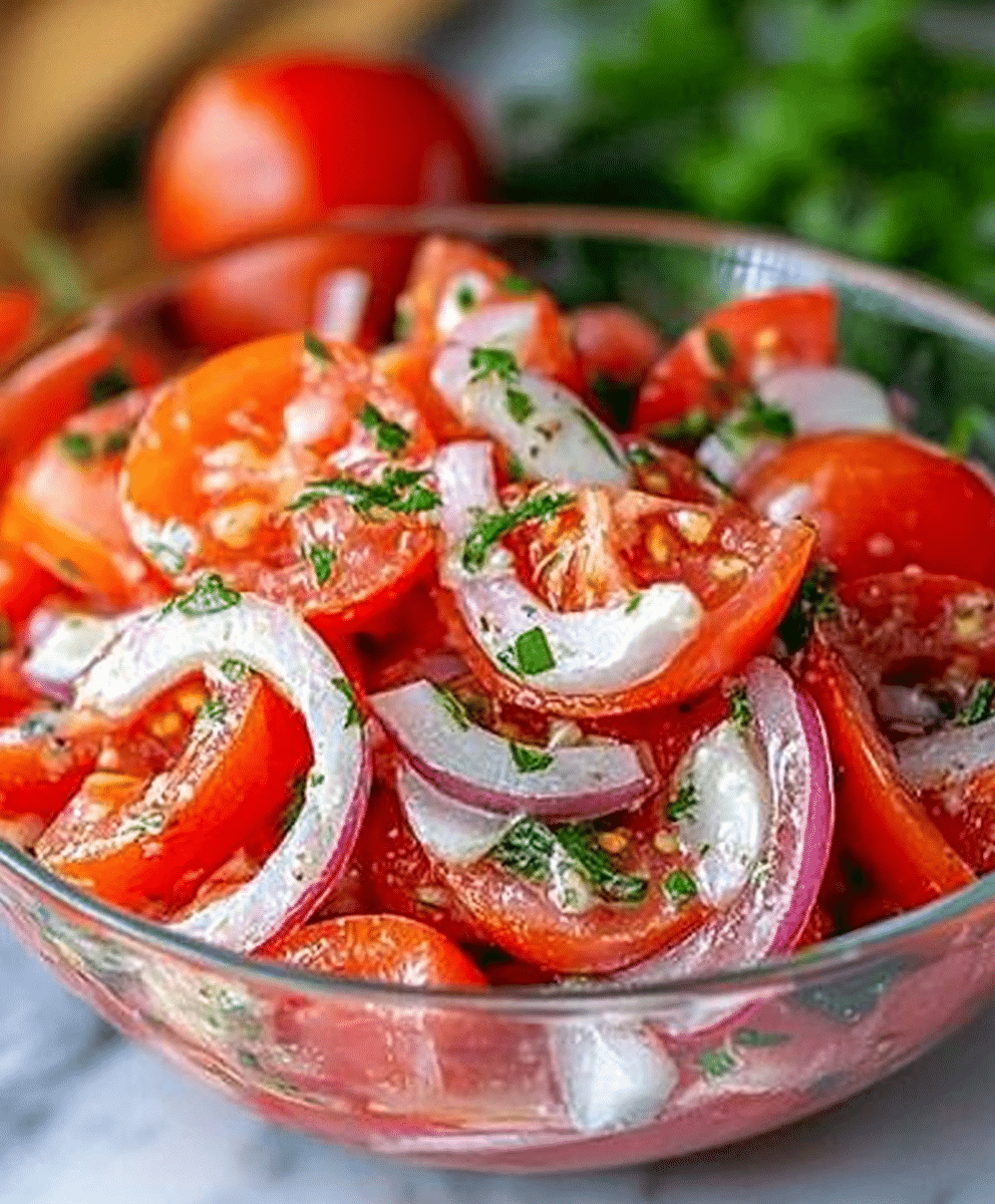 Tomato Garlic Salad