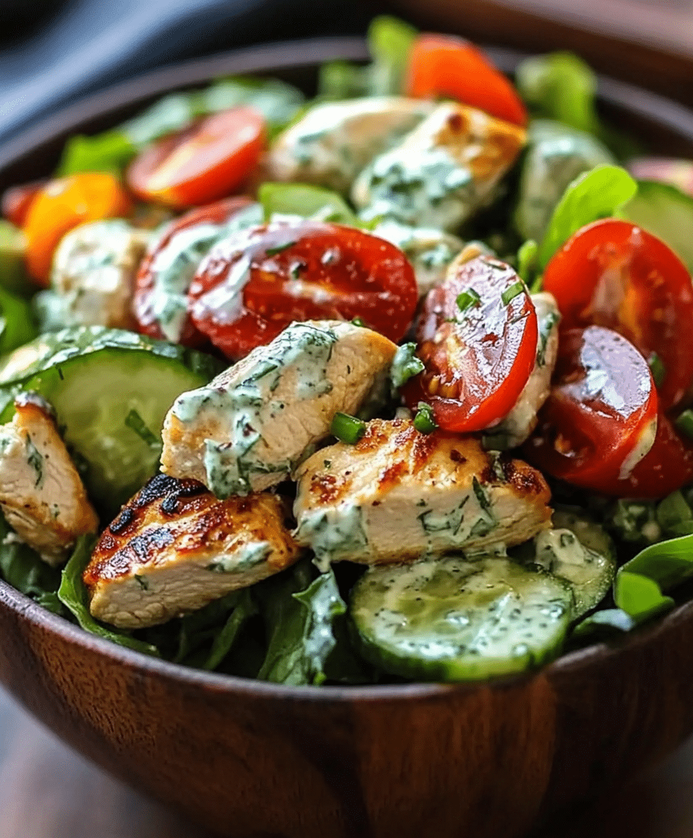 Tzatziki Chicken Salad: A Refreshing Healthy Delight! 3 Tzatziki Chicken Salad