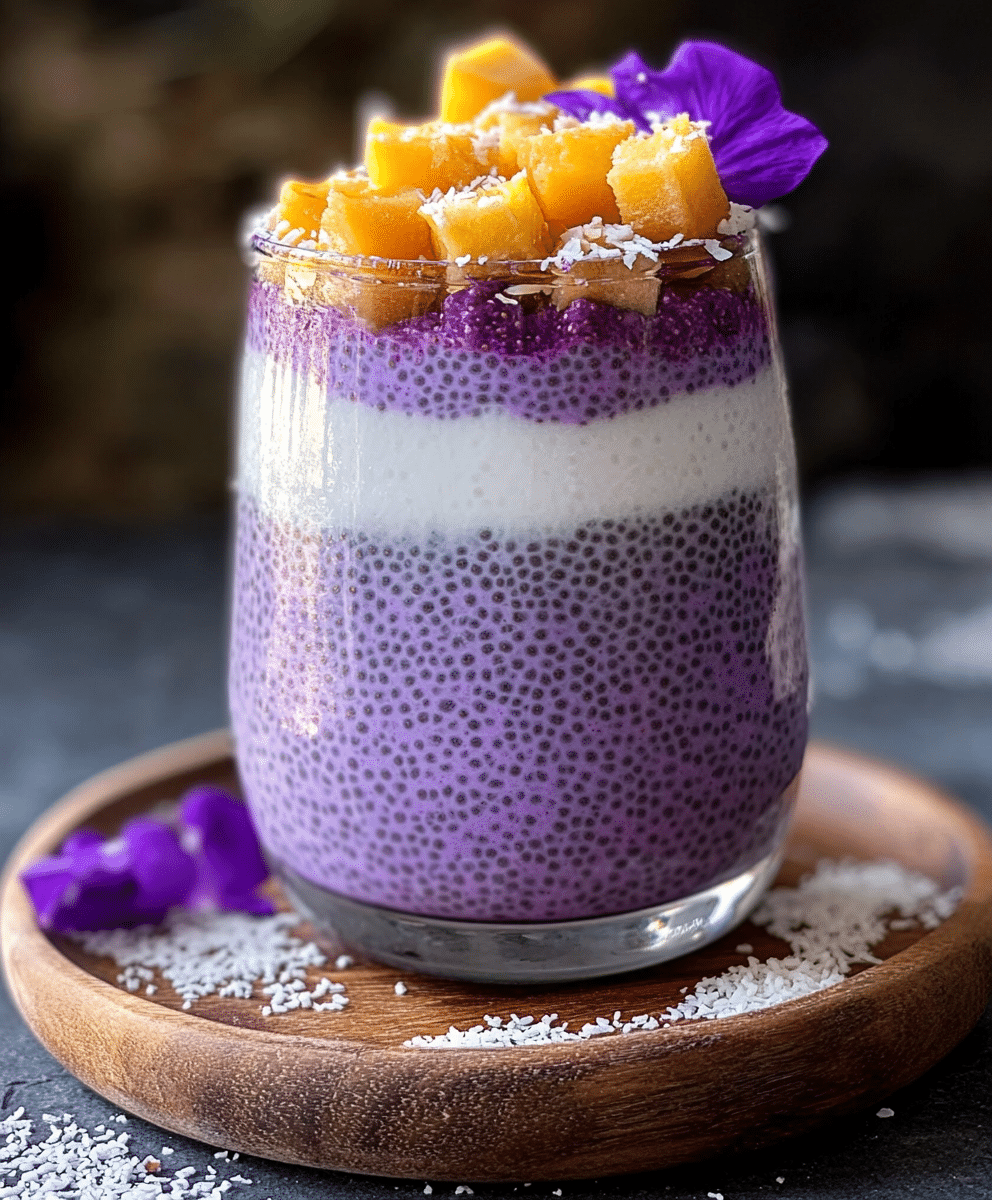 Ube & Coconut Chia Pudding Parfait: A Creamy Delight! 7 Ube & Coconut Chia Pudding Parfait