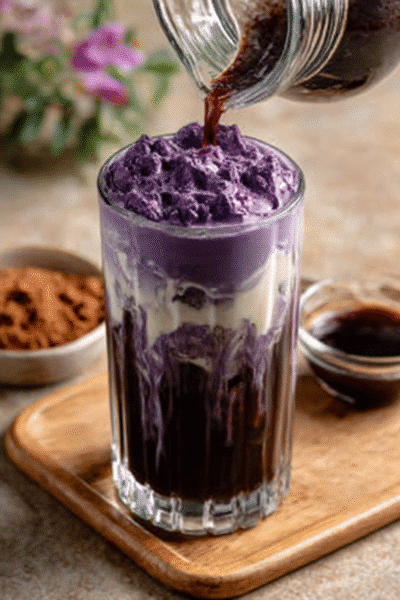Ube Cold Foam Coffee
