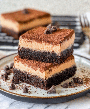 chocolate mousse brownies