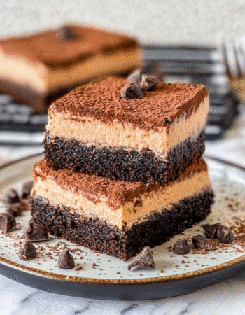 chocolate mousse brownies