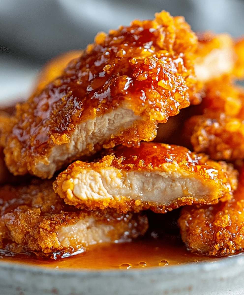 crunchy hot honey chicken