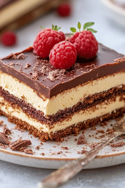 no bake chocolate eclair cake