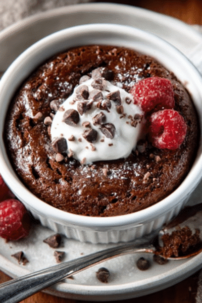 1-Minute Microwave Protein Brownie