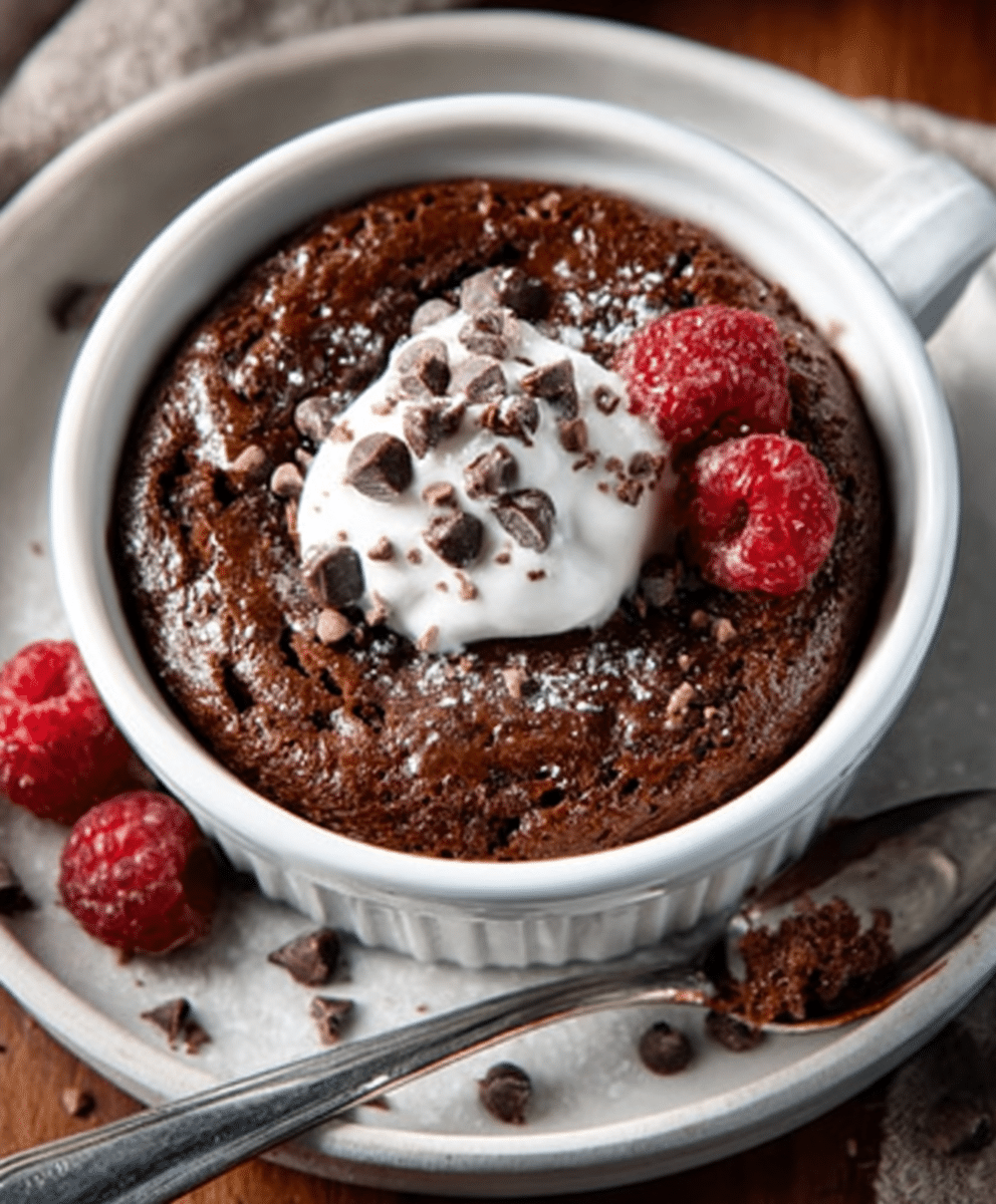 1-Minute Microwave Protein Brownie